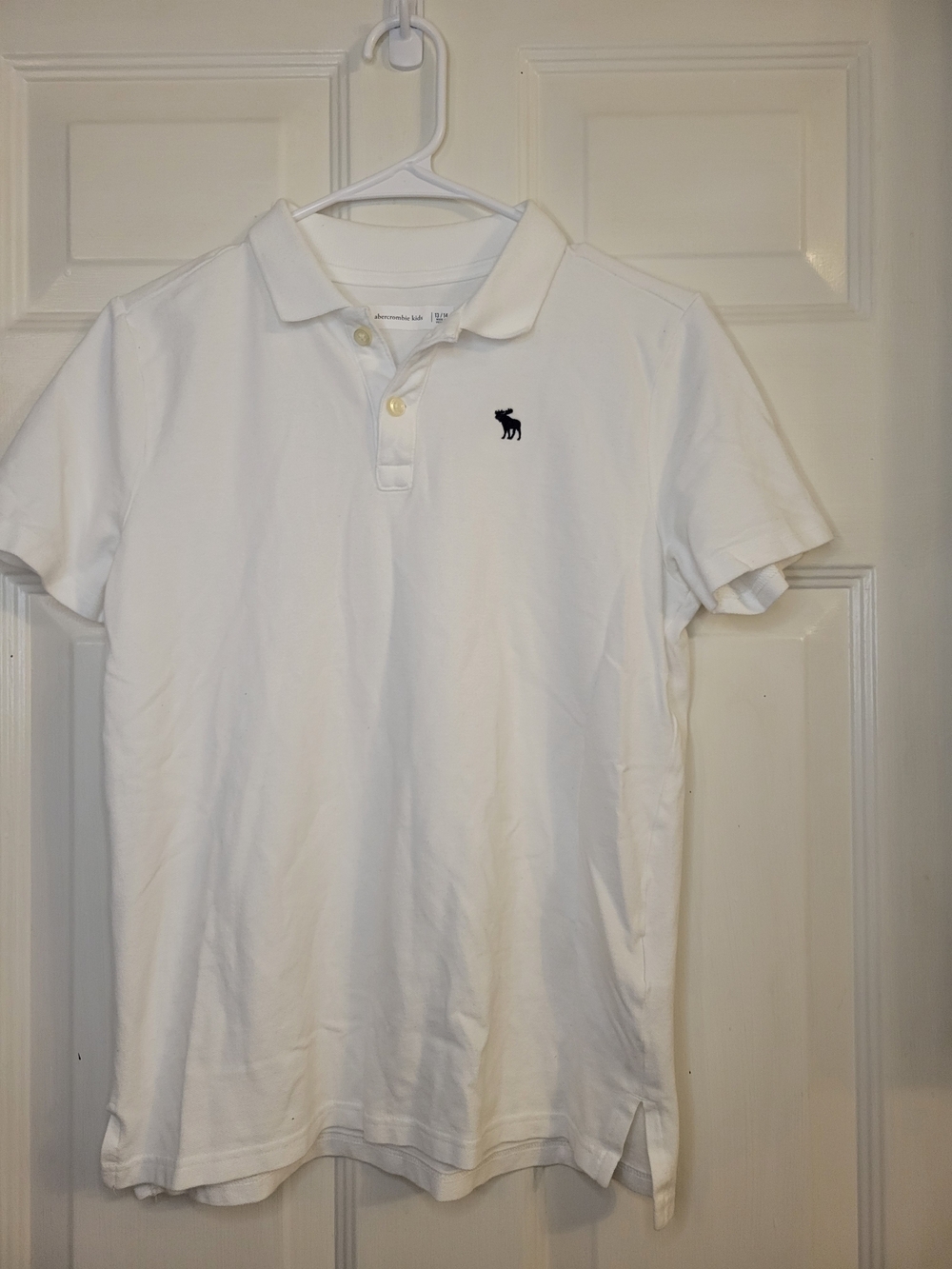 Abercrombie & Fitch Boy's White Polo Shirt - Picture 5 of 7